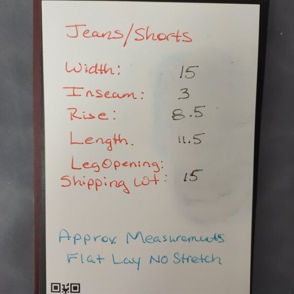 Est 1946 Womens Distressed Raw Hem Denim Jean Shorts‎ Size 6 Light Wash Casual - Picture 9 of 12